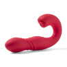 JOI THRUST rouge - Vibromasseur point G - lèche-clitoris - va et vient contrôlé par application