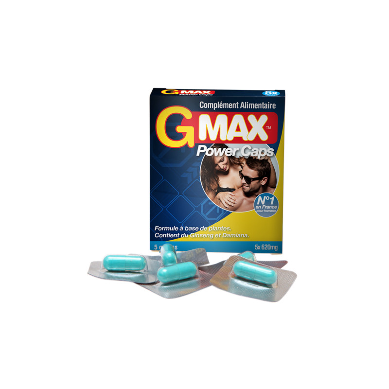 Gmax Power Caps Homme - 5 gélules