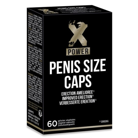Penis size caps -  60 gélules