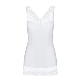 OBSESSIVE MIAMOR CHEMISE AND THONG WHITE