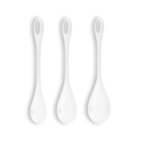 SATISFYER YONI POWER 1 3-PCS SET WHITE