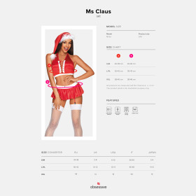 OBSESSIVE MS CLAUS SET RED