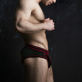 LOCKER GEAR MASSIVE RUDE BRIEF RED