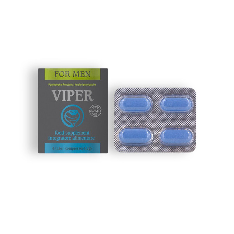 VIPER STIMULATING CAPS FOR MEN 4 CAPS