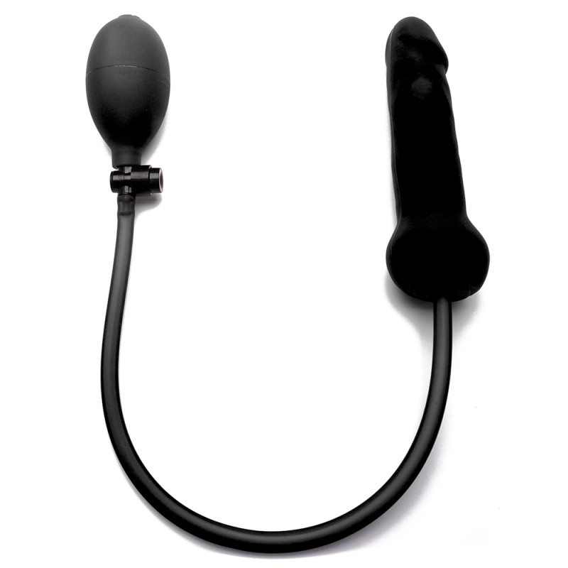 DILDO INSUFLÁVEL DONG DE SILICONE OUCH! BLACK