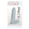 REAL RAPTURE EARTH FLAVOUR DILDO 6.5'' CLEAR