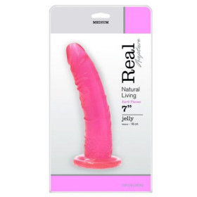 REAL RAPTURE EARTH FLAVOUR DILDO 7'' PINK