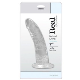 REAL RAPTURE EARTH FLAVOUR DILDO 7'' CLEAR