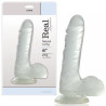 REAL RAPTURE FIRE PASSION DILDO 8'' CLEAR