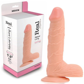 REAL RAPTURE EARTH FLAVOUR REALISTIC DILDO 7.5'' WHITE