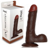 REAL RAPTURE FIRE PASSION REALISTIC DILDO 8'' BLACK