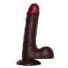 REAL RAPTURE FIRE PASSION REALISTIC DILDO 8'' BLACK