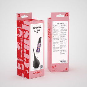 DOUCHE & GO DOUCHE ANALE 90ML AVEC LUBRIFIANT ANAL 50ML CRUSHIOUS