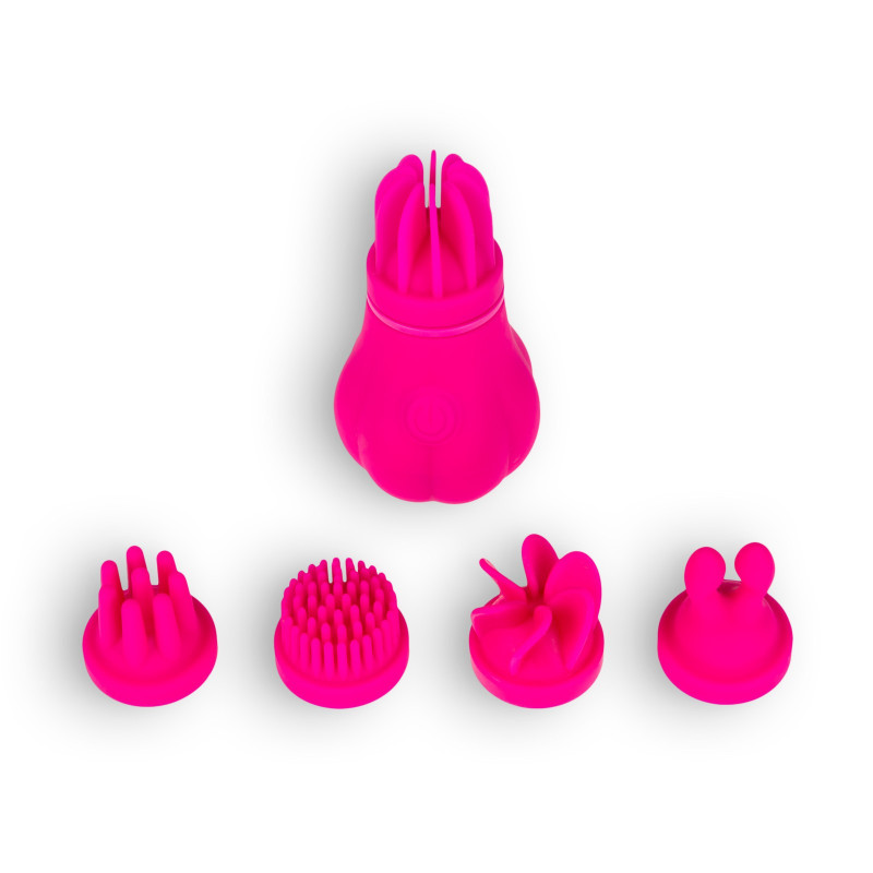 CARESS RECHARGEABLE CLITORIAL STIMULATOR ADRIEN LASTIC PINK