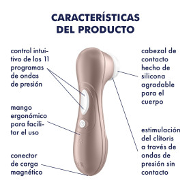 SATISFYER PRO 2 GENERATION 2 RECHARGEABLE CLITORAL STIMULATOR