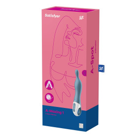 SATISFYER A-MAZING 1 G-SPOT STIMULATOR BLUE