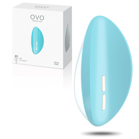 STIMULATEUR RECHARGEABLE S2 OVO BLEU