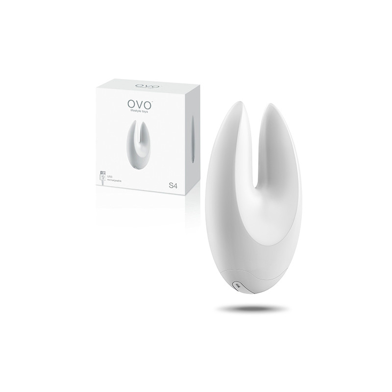 STIMULATEUR RECHARGEABLE S4 OVO BLANC