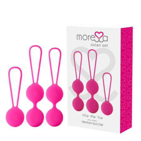 MORESSA - OSIAN SET PREMIUM SILICONE ROSE