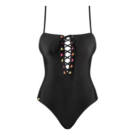 OBSESSIVE BEVERELLE SWIMSUIT BLACK