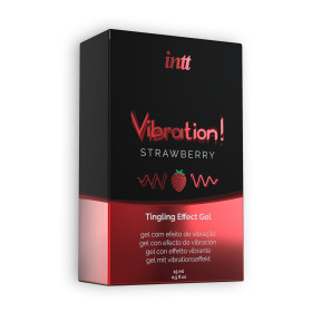 INTT VIBRATION STRAWBERRY GEL 15ML