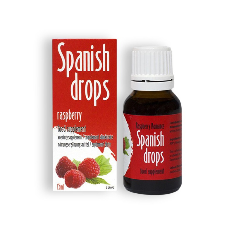 SPANISH DROPS RASPBERRY ROMANCE DROPS 15ML