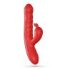 LAPIN VIBRATEUR RABBIT RECHARGEABLE AVEC POUSSÉE ROUGE CRUSHIOUS