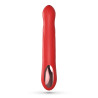 LAPIN VIBRATEUR RABBIT RECHARGEABLE AVEC POUSSÉE ROUGE CRUSHIOUS