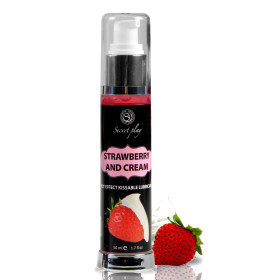 SECRET PLAY STRAWBERRY AND CREAM WARM EFFECT LUBRICANT 50 ML