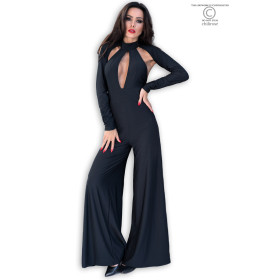 CR-4328 JUMPSUIT BLACK