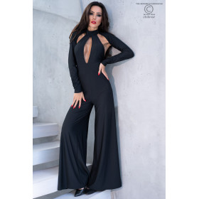 CR-4328 JUMPSUIT BLACK