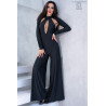 CR-4328 JUMPSUIT BLACK