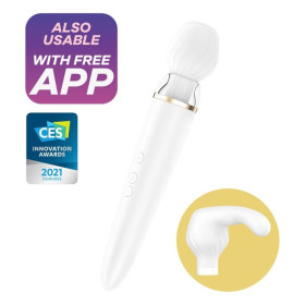SATISFYER DOUBLE WAND-ER MASSAGER WITH APP