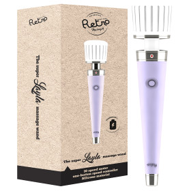 LAYLA RETRO RECHARGEABLE MASSAGER PURPLE