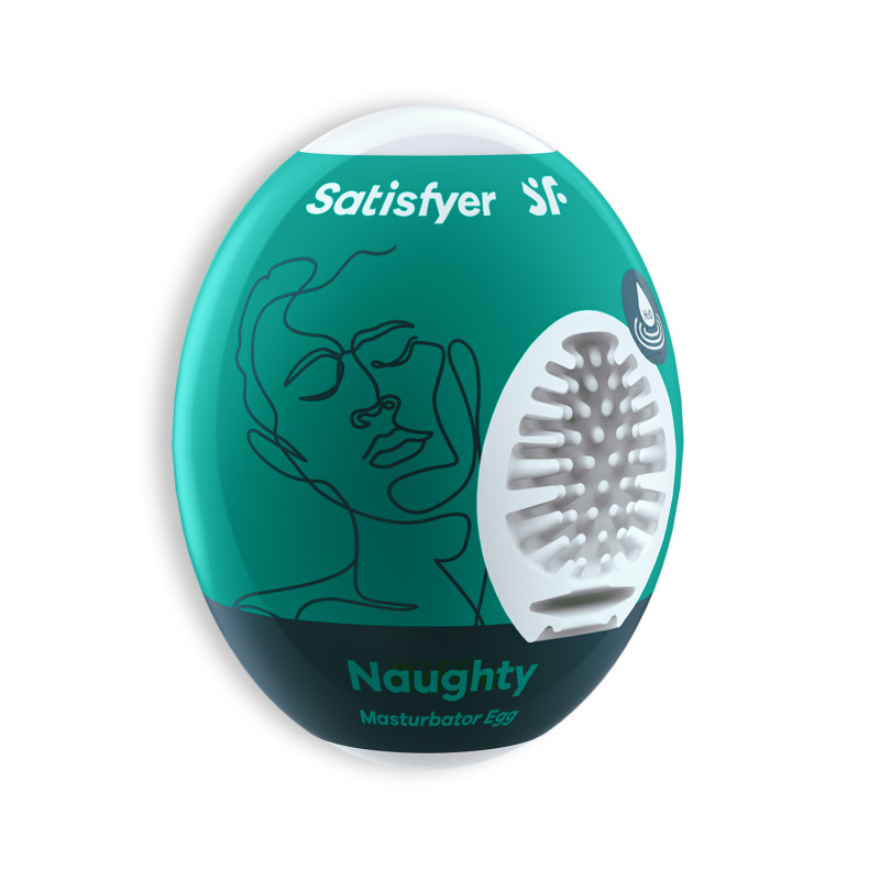 SATISFYER MASTURBATOR EGG NAUGHTY