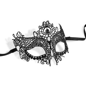 MASQUE EN DENTELLE NOIR MYSTICA CRUSHIOUS