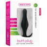 BUTT PLUG WITH HANDLE BLACK SMALL