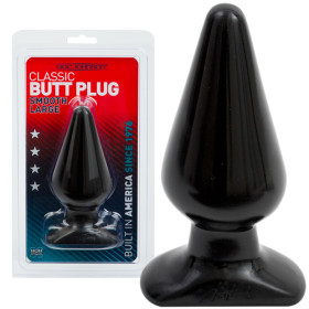 DOC JOHNSON CLASSIC BUTT PLUG BLACK LARGE