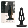 PLUG & PLAY 4” SILICONE BUTT PLUG BLACK