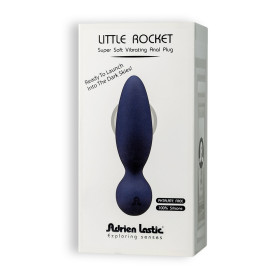 ADRIEN LASTIC LITTLE ROCKET RECHARGEABLE VIBRATING ANAL PLUG BLUE