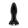 SATISFYER ROTATOR PLUG 2+ VIBRATING PLUG WITH APP BLACK