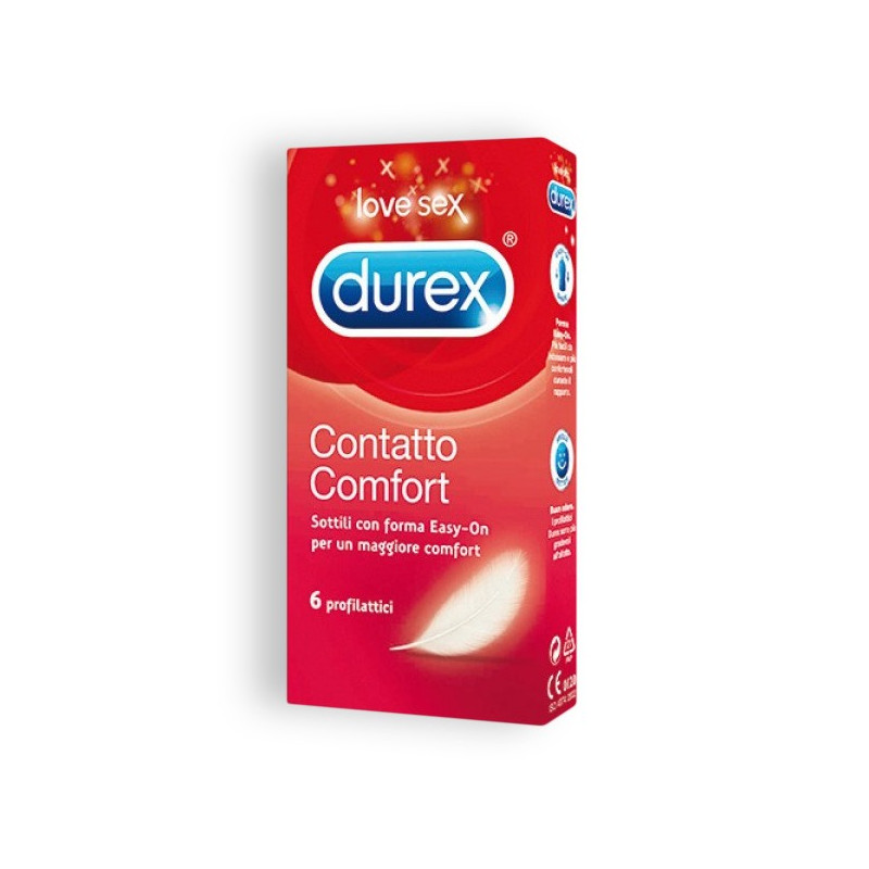 CONTATTO COMFORT DUREX CONDOMS 6 UNITS