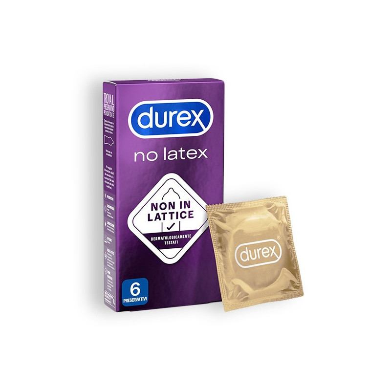 NO LATEX DUREX CONDOMS 6 UNITS