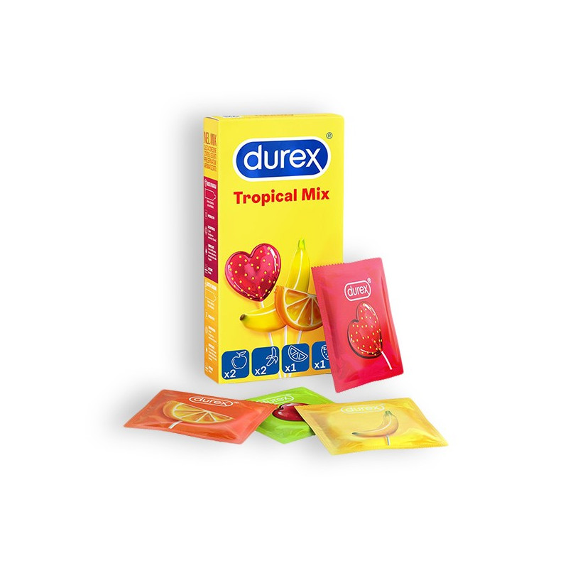 TROPICAL DUREX CONDOMS 6 UNITS