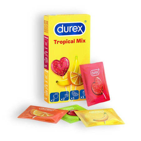 TROPICAL DUREX CONDOMS 6 UNITS