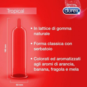 TROPICAL DUREX CONDOMS 6 UNITS