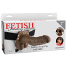 FETISH FANTASY SERIES 7" HOLLOW STRAP-ON MULATTO