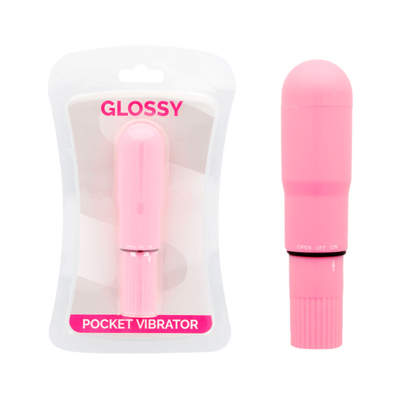 GLOSSY - VIBRATEUR DE POCHE ROSE