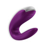 SATISFYER DOUBLE FUN VIBRATOR WITH APP PURPLE