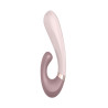 SATISFYER HEAT WAVE VIBRATOR WITH APP PINK